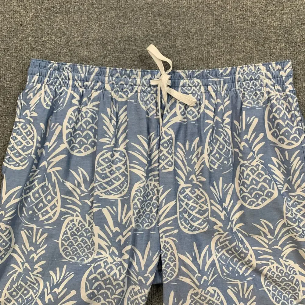 Chubbies Shorts Mens XL Extra Large Periwinkle White Thigh Napples Swim Trunks